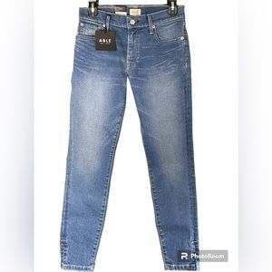 NWT Able The Skinny split hem jeans
